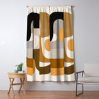 Modern Abstract Shapes 111 Window Curtain Gallery Image 5