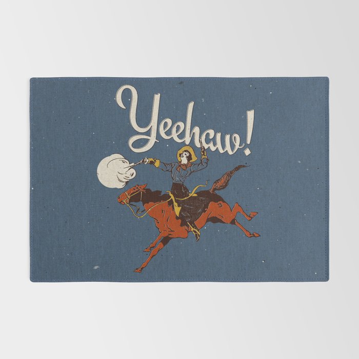 Yeehaw! Blue Rug Gallery Image 2