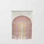 Gradient Arch VII Earthy Pastel Mid Century Modern Rainbow Wall Hanging Gallery Image 1