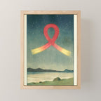 Aurora Borealis from "Lâaurore borÃ©ale" by Selim LemstrÃ¶m, 1886 Mini Art Print Gallery Image 1