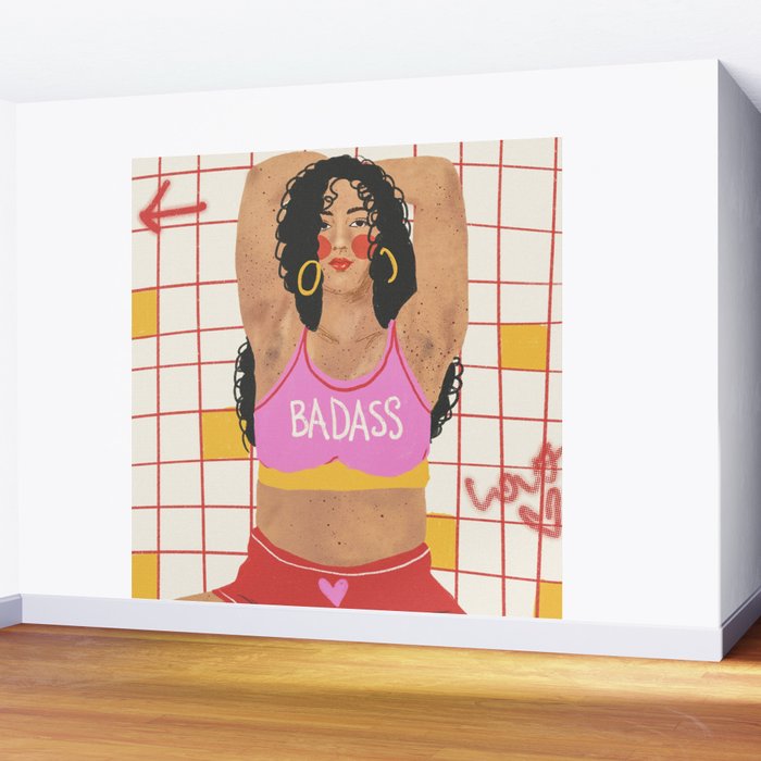 Badass Wall Mural Gallery Image 2