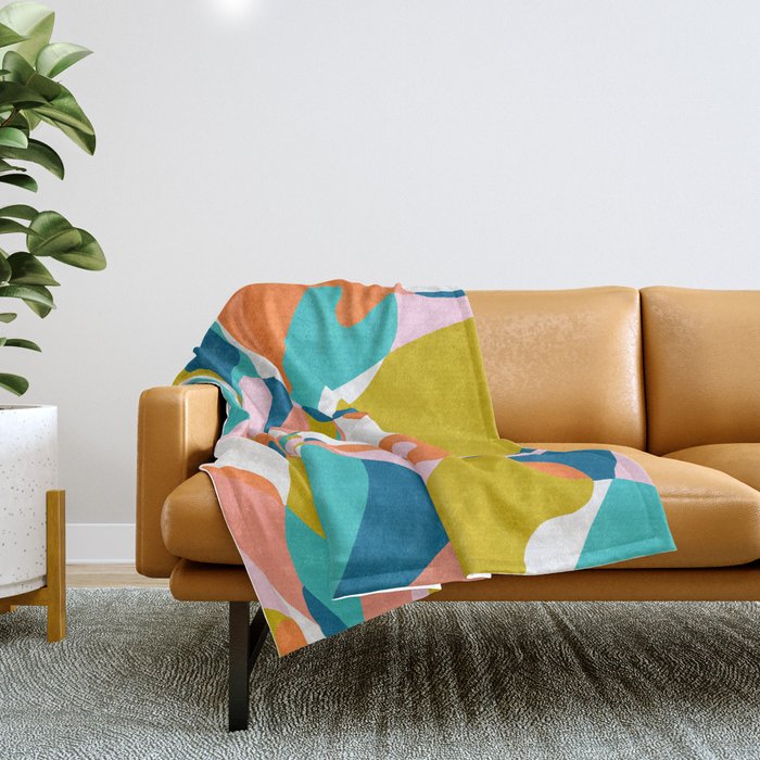 summer in seville Throw Blanket Gallery Image 1