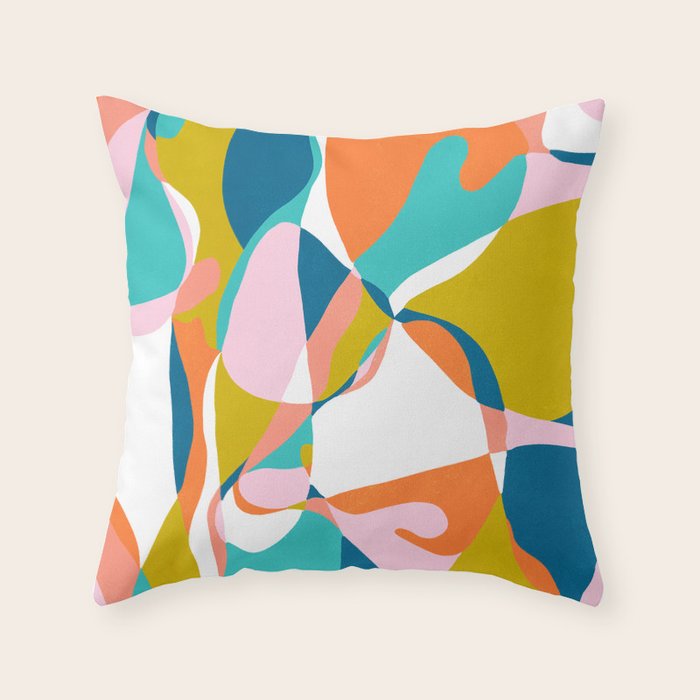 summer in seville Throw Pillow Gallery Image 6
