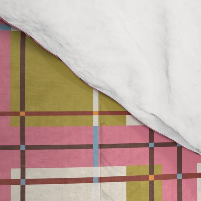 Bold Checked Design Comforter Gallery Image 4