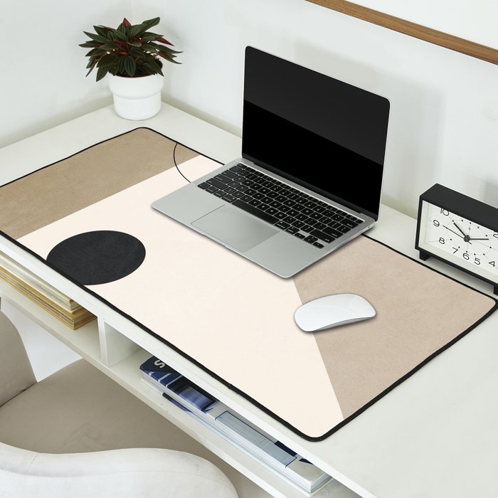 Minimal Geometric 36 Desk Mat Gallery Image 2