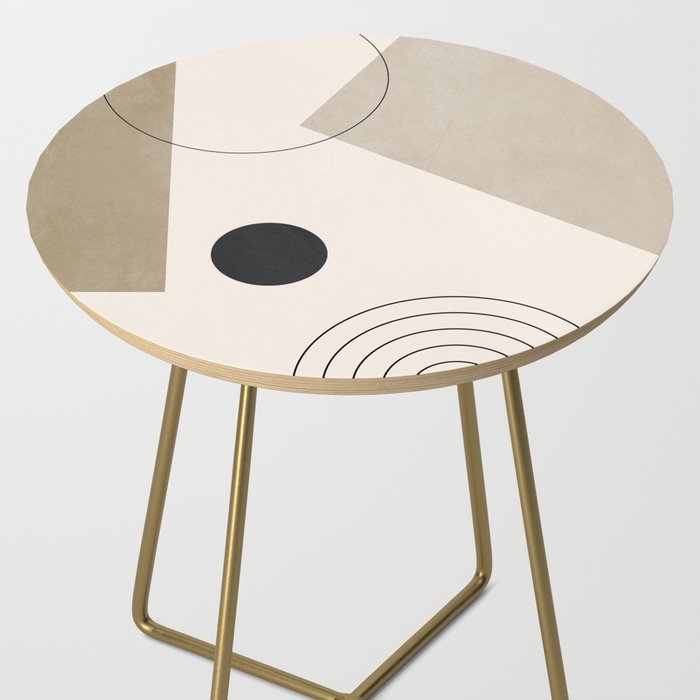 Minimal Geometric 36 Side Table Gallery Image 2
