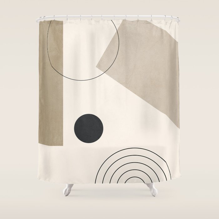 Minimal Geometric 36 Shower Curtain Gallery Image 1