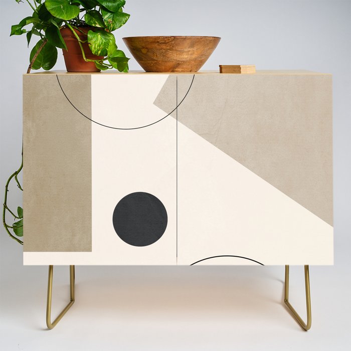 Minimal Geometric 36 Credenza Gallery Image 1