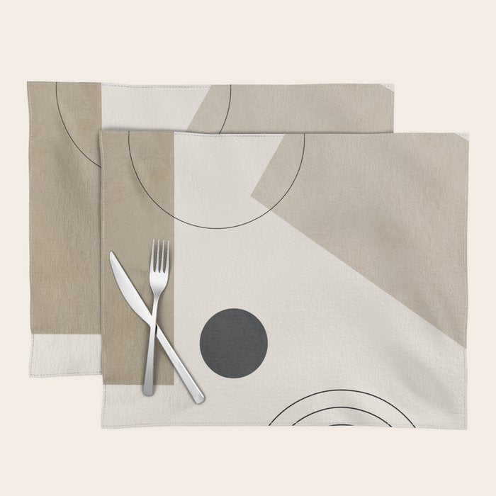 Minimal Geometric 36 Placemat Gallery Image 1