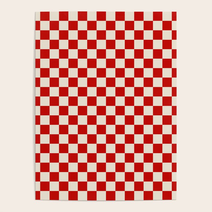 Valentine III - red checkered Poster Gallery Image 4