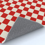 Valentine III - red checkered Rug Gallery Image 4