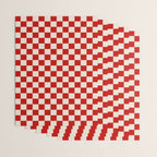 Valentine III - red checkered Wrapping Paper Gallery Image 3