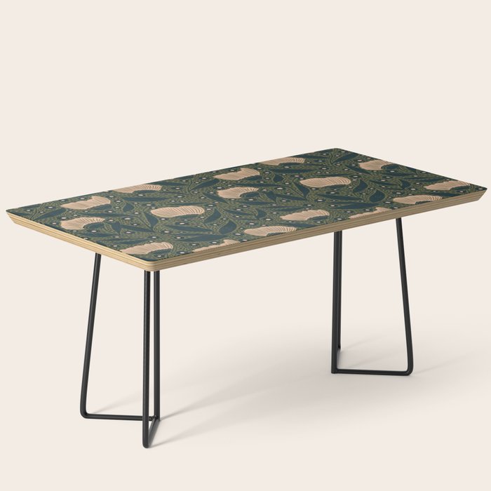 Pretty hand drawn floral pattern Coffee Table Gallery Image 1