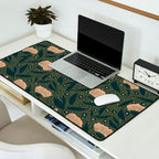 Pretty hand drawn floral pattern Desk Mat Gallery Image 2
