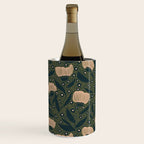 Pretty hand drawn floral pattern Wine Chiller Gallery Image 2