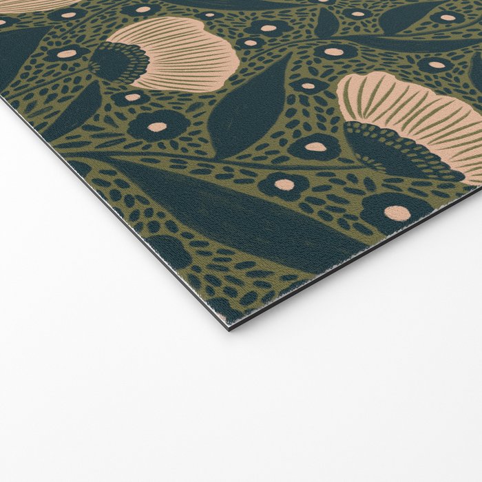 Pretty hand drawn floral pattern Welcome Mat Gallery Image 2