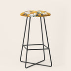 Squirrels & Blooms - Ochre Stool Gallery Image 1
