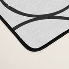 Black and white organic nature shape drawing pattern Desk Mat Gallery Image 4