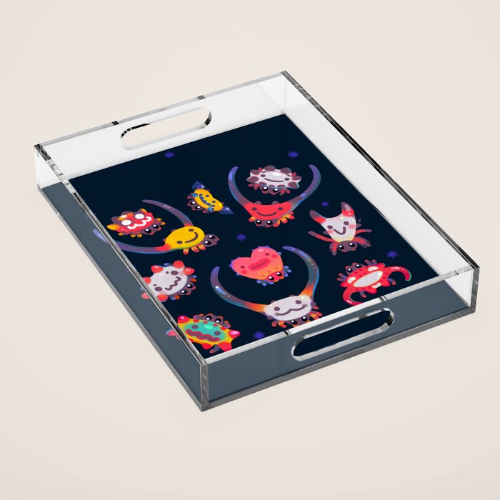 Happy spiny spider Acrylic Tray Gallery Image 1