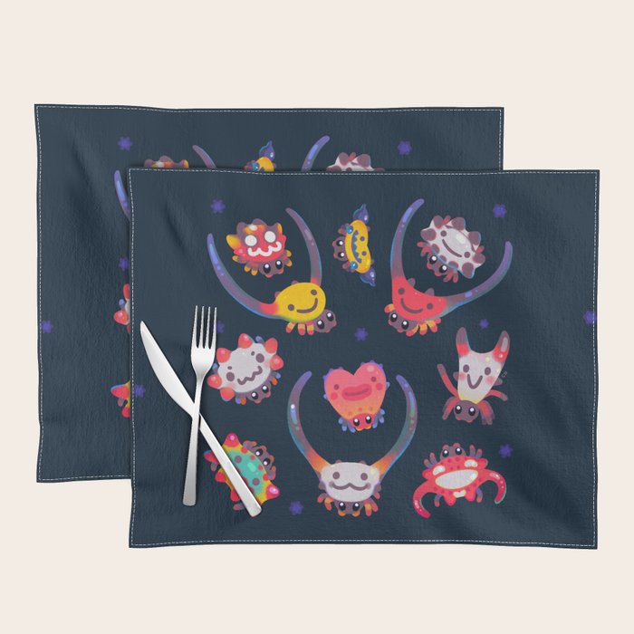 Happy spiny spider Placemat Gallery Image 1