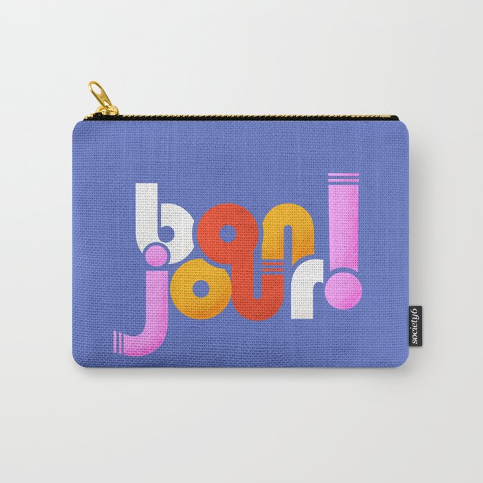 bonjour! french design Carry All Pouch Gallery Image 1