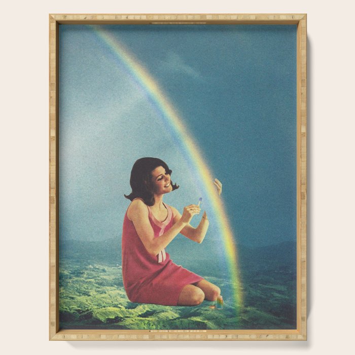 High maintenance - Rainbow trip Serving Tray Gallery Image 1