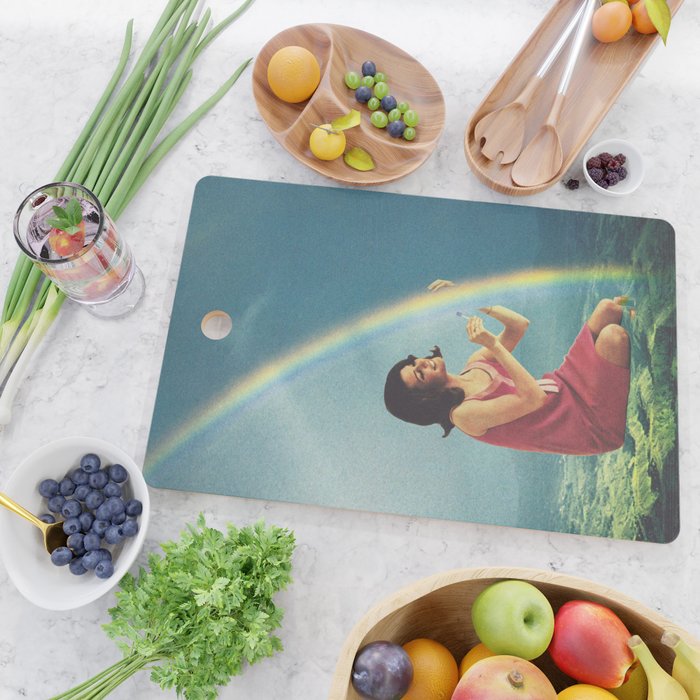 High maintenance - Rainbow trip Cutting Board Gallery Image 2