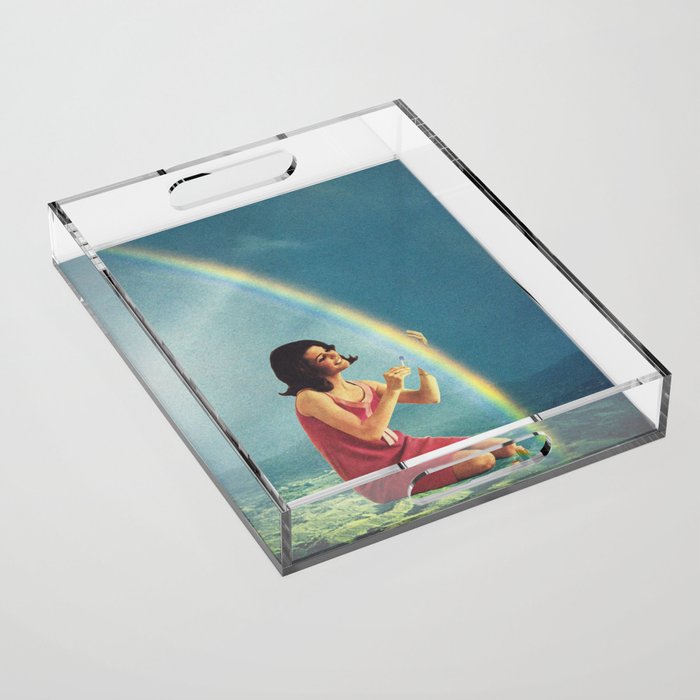 High maintenance - Rainbow trip Acrylic Tray Gallery Image 1