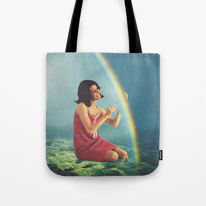 High maintenance - Rainbow trip Tote Bag Gallery Image 1