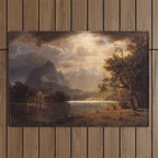 Estes Park Colorado 1869 By Albert Bierstadt | Reproduction Painting Outdoor Rug Gallery Image 1