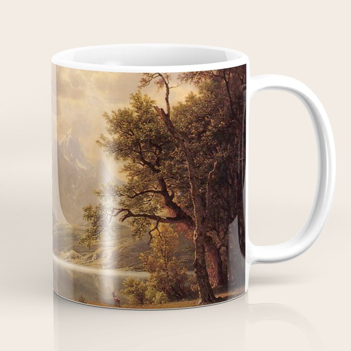 Estes Park Colorado 1869 By Albert Bierstadt | Reproduction Painting Coffee Mug Gallery Image 1
