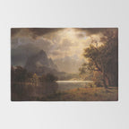 Estes Park Colorado 1869 By Albert Bierstadt | Reproduction Painting Rug Gallery Image 2