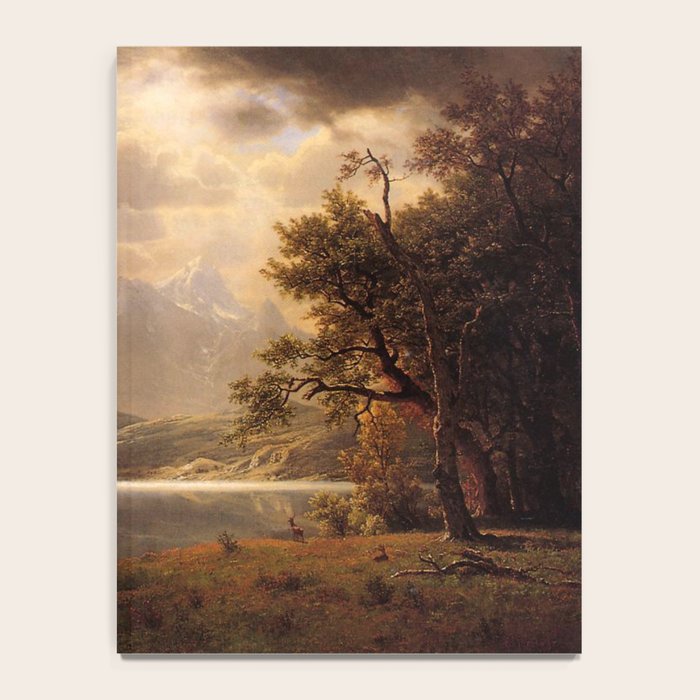 Estes Park Colorado 1869 By Albert Bierstadt | Reproduction Painting Notebook Gallery Image 4