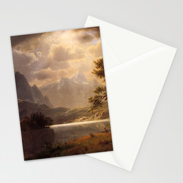 Estes Park Colorado 1869 By Albert Bierstadt | Reproduction Painting Stationery Card Gallery Image 2