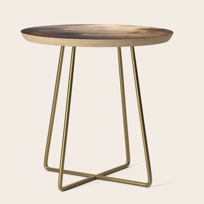 Estes Park Colorado 1869 By Albert Bierstadt | Reproduction Painting Side Table Gallery Image 1