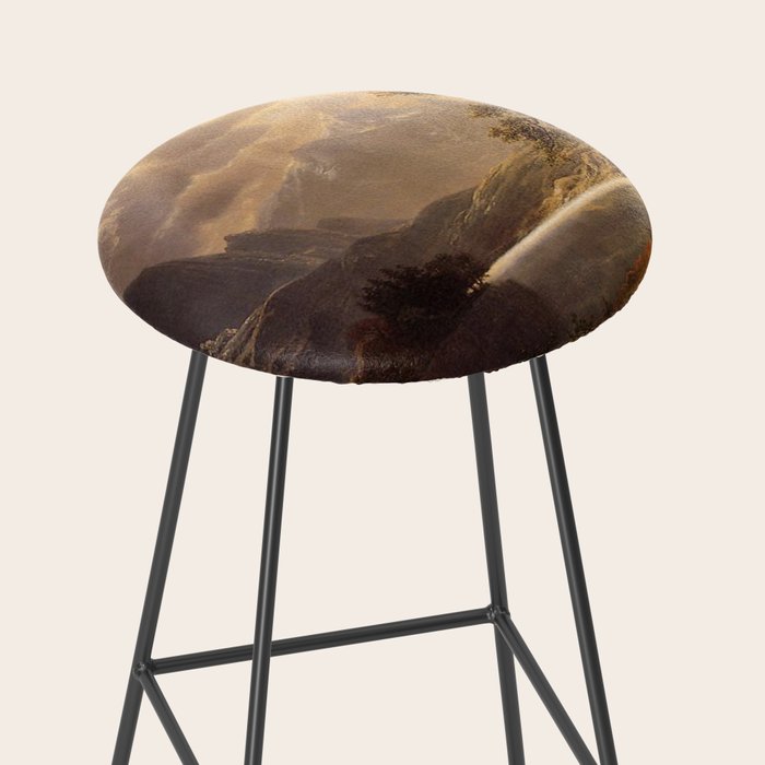 Estes Park Colorado 1869 By Albert Bierstadt | Reproduction Painting Stool Gallery Image 2