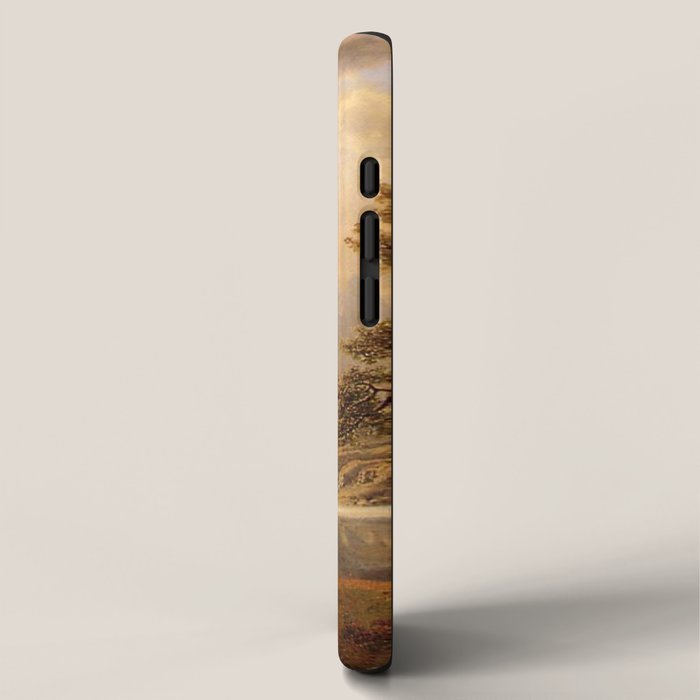 Estes Park Colorado 1869 By Albert Bierstadt | Reproduction Painting iPhone Case Gallery Image 2