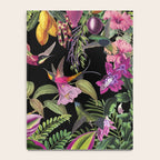 Hidden Exotic Hummingbird Paradise Black Notebook Gallery Image 4