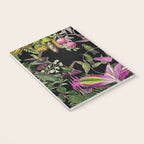Hidden Exotic Hummingbird Paradise Black Notebook Gallery Image 3