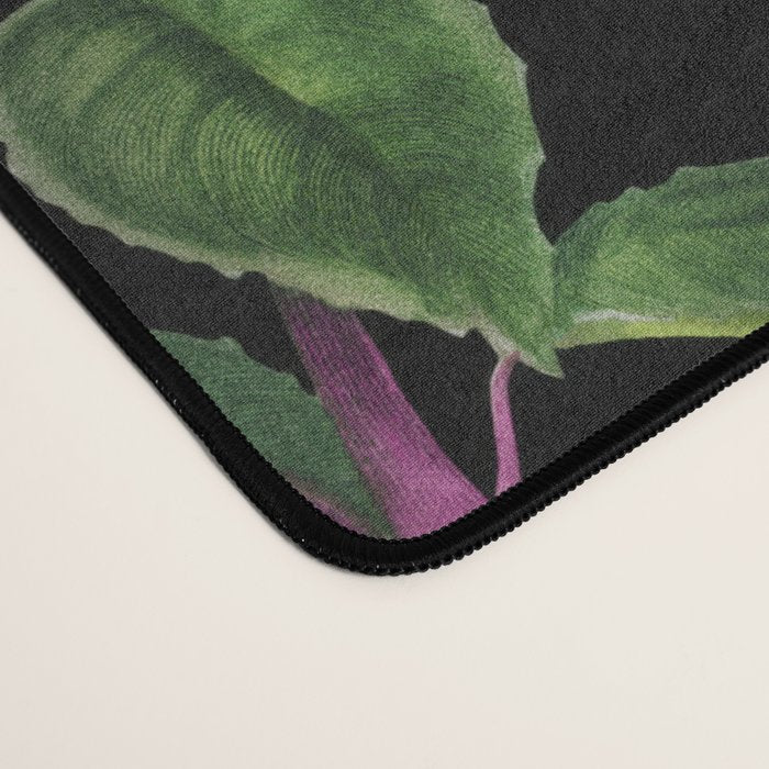 Hidden Exotic Hummingbird Paradise Black Desk Mat Gallery Image 4