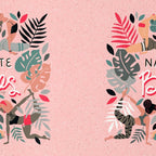 Namaste, Bitches - Pink Coffee Mug Gallery Image 2