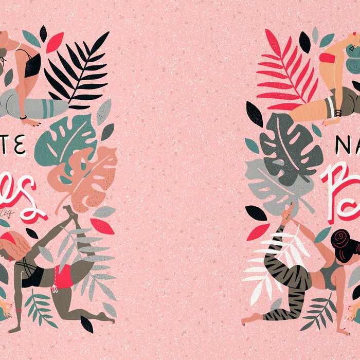Namaste, Bitches - Pink Coffee Mug Gallery Image 2