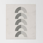 Black Rainbows Throw Blanket Gallery Image 2