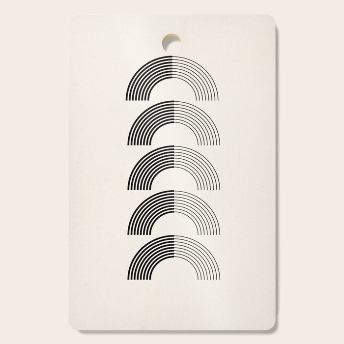 Black Rainbows Cutting Board Gallery Image 1