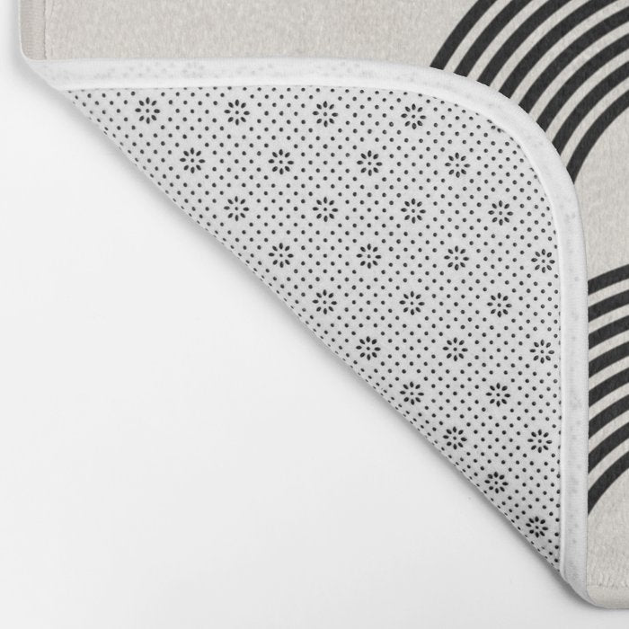 Black Rainbows Bath Mat Gallery Image 2