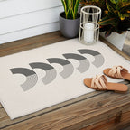 Black Rainbows Outdoor Rug Gallery Image 2