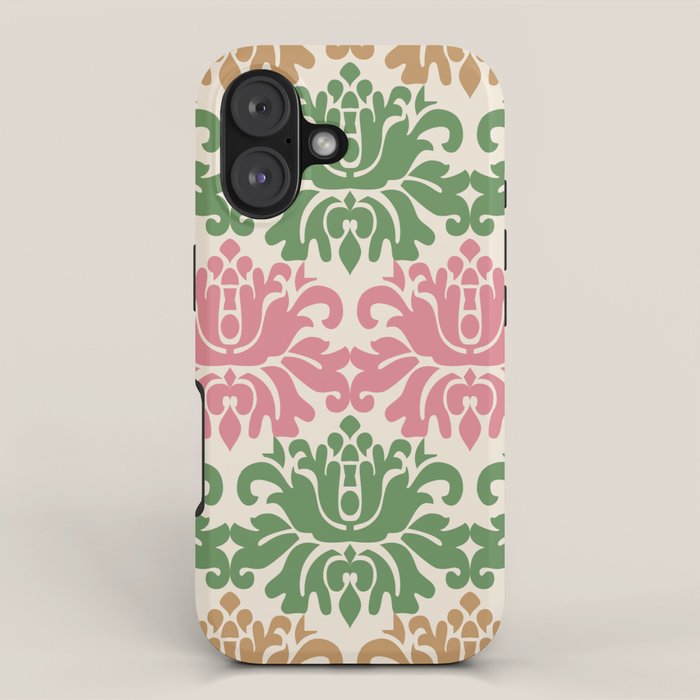 Vintage Damask Floral Pattern iPhone Case Gallery Image 1