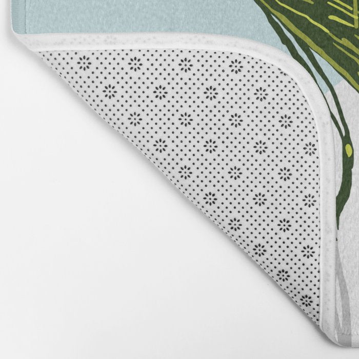Palms In My Tropical Backyard Bath Mat Gallery Image 2