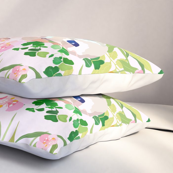 springtime bunny Pillow Sham Gallery Image 3