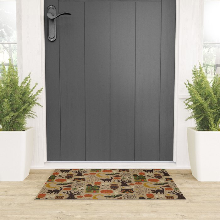Vintage Halloween Welcome Mat Gallery Image 3